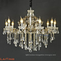 Traditional glass candle style pendant chandelier light 85155